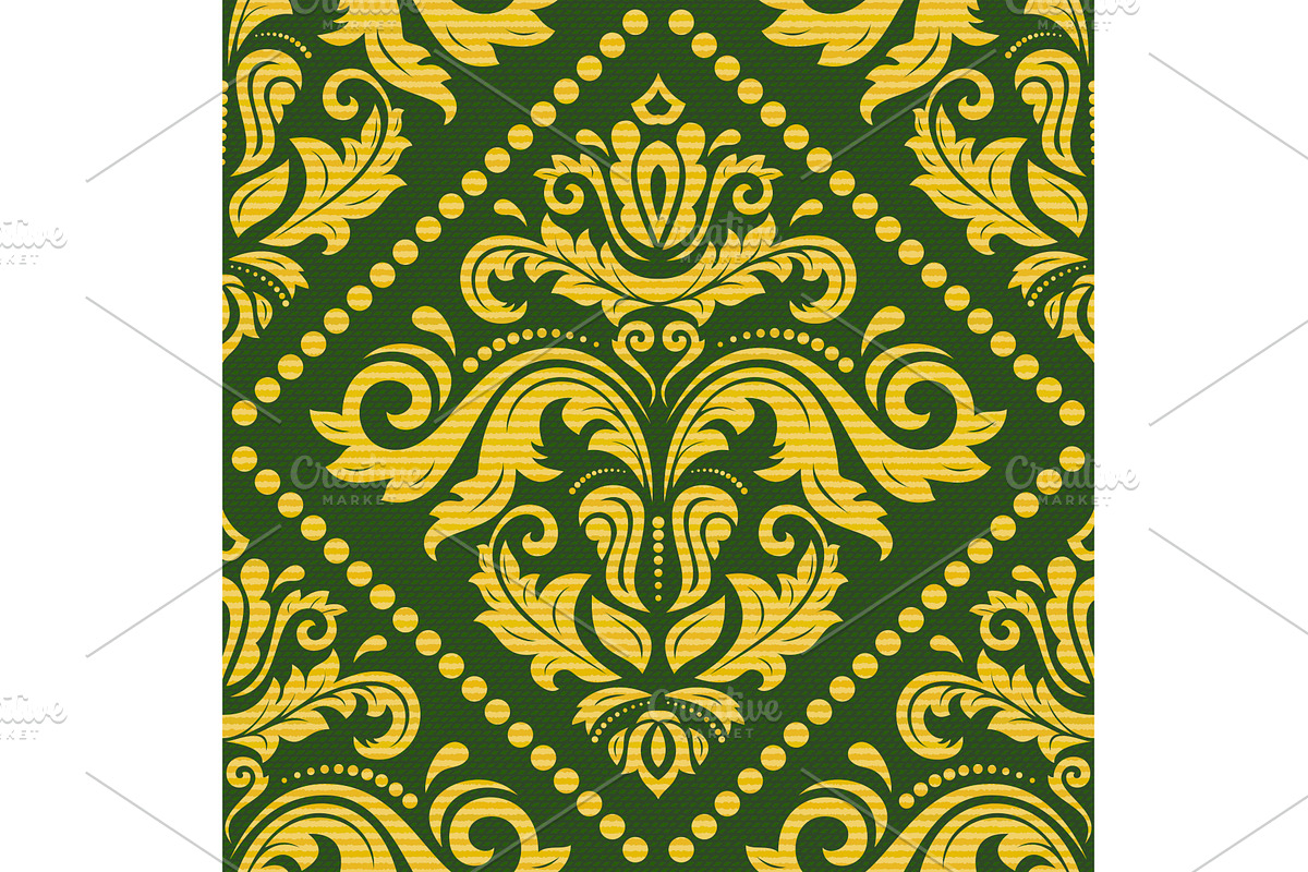 Seamless Vector Wallpaper in the, a Decorative Illustration by FineArtStudio (Photo 1 of 3)