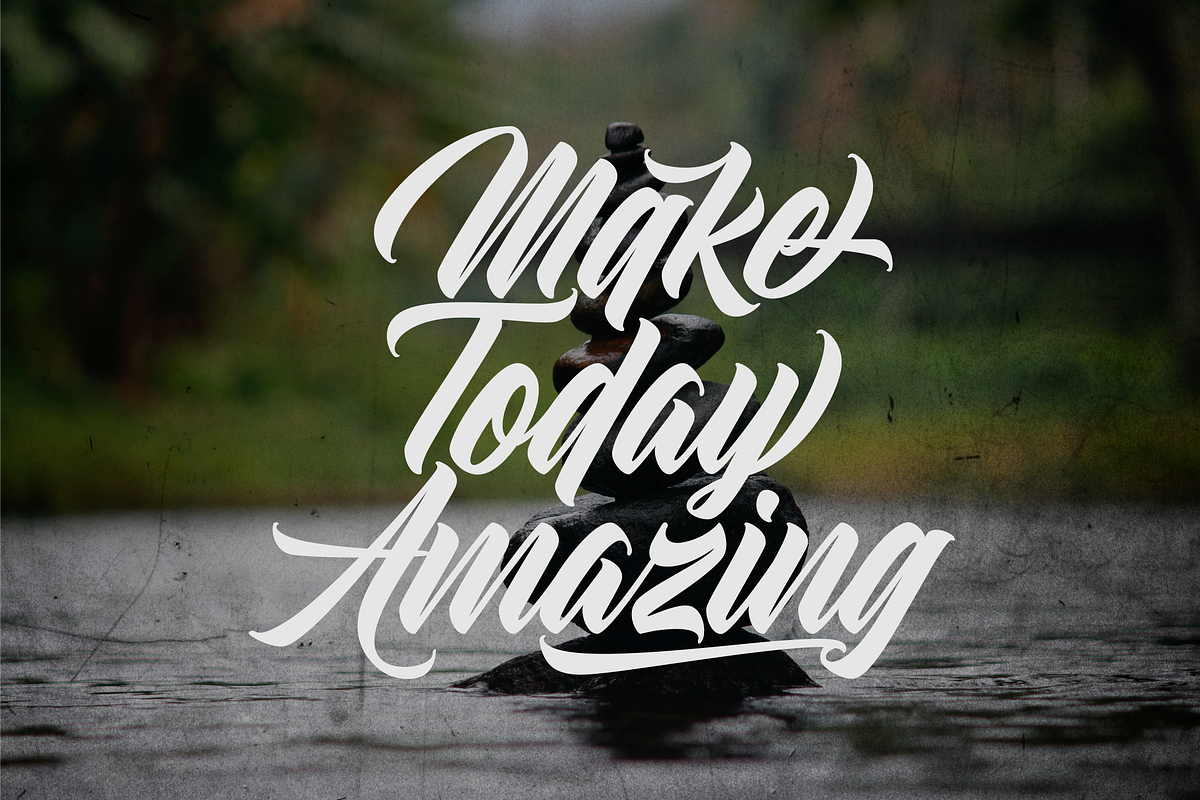 Lazybest Script Font, a Script Font by Naufal Labs (Photo 5 of 15)