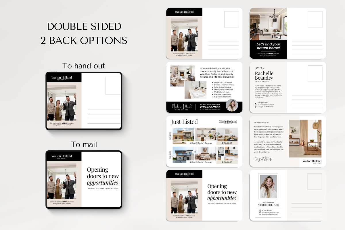 Real Estate Postcard Templates, a Card Template by ShopRShop (Photo 4 of 9)