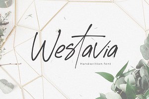Westavia Handwriting Font, a Script Font by NTC Graphic