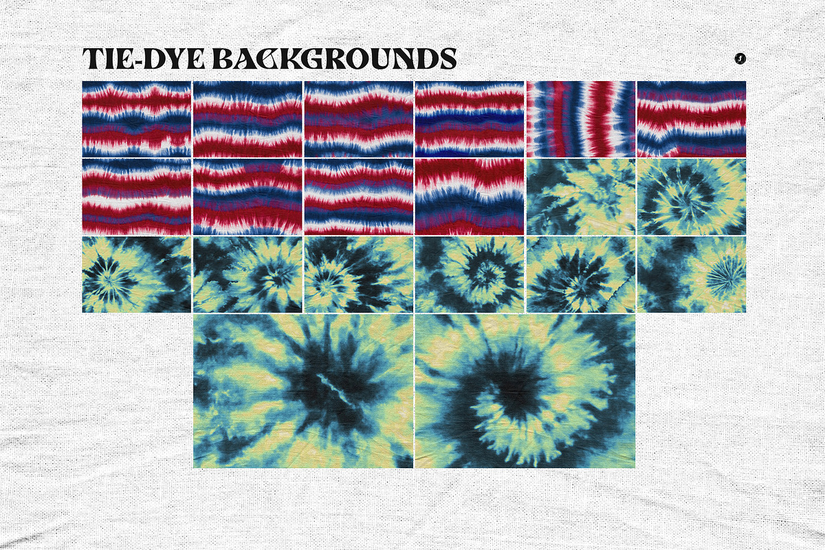 Tie-Dye Backgrounds, a Background Graphic by Freezerondigital (Photo 10 of 14)