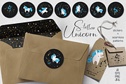 Stellar Unicorn, an Illustration by Lidiebug (Thumbnail 1 of 4)