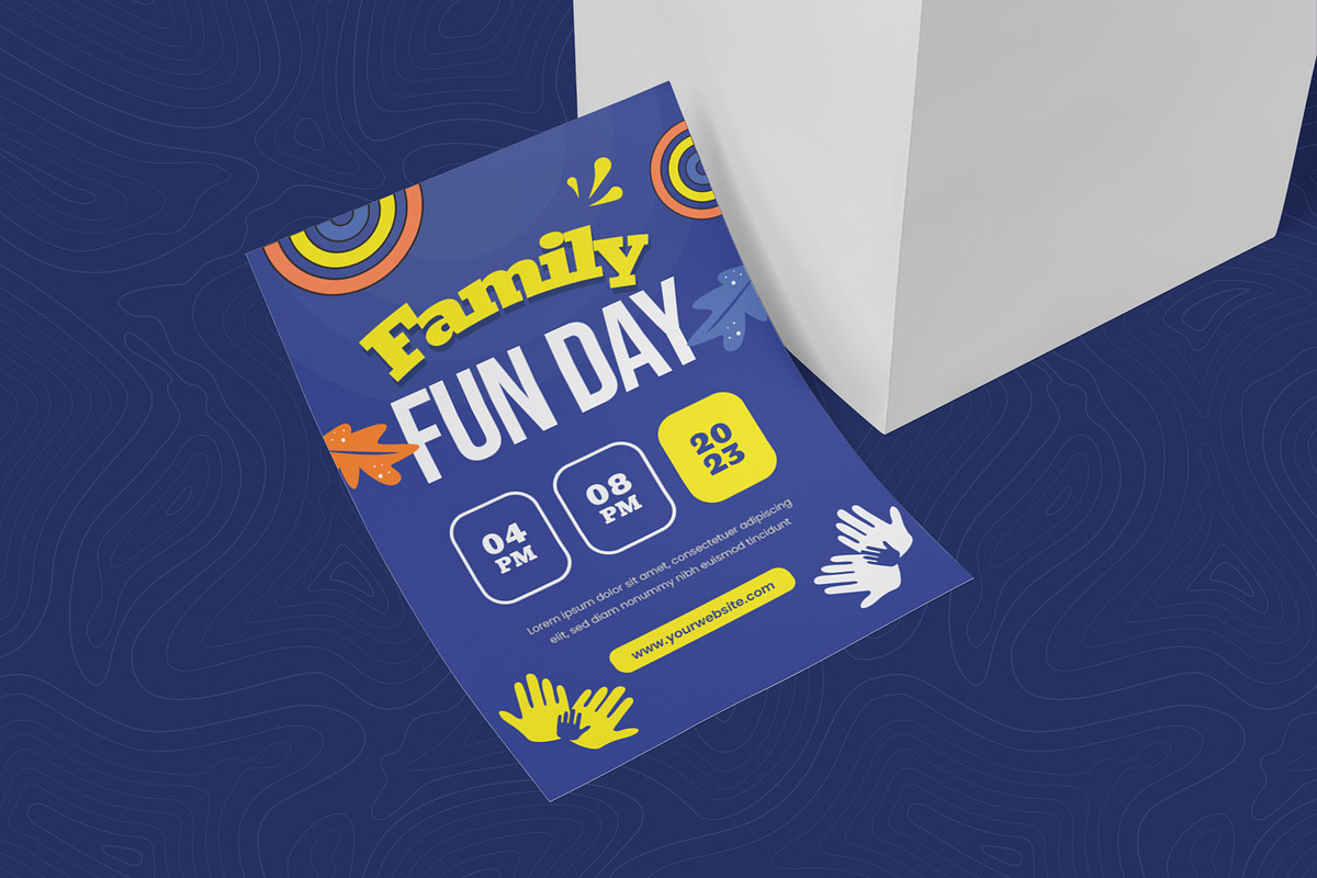 Family Fun Day Event Invitation, an Invitation Template by Esensifiksi.studio (Photo 2 of 2)