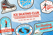 Ice Skating Club, a Branding & Logo Template by sivVector (Thumbnail 1 of 4)