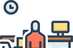 Customer client color icon, a Duotone Icon by Creative priyanka