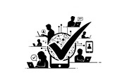 Digital Approval Checklist Icon, a Graphic by hafijul (Thumbnail 9 of 15)