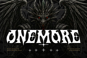 Onemore - Fantasy Game Font, a Font by Typia Nesia (Thumbnail 1 of 16)
