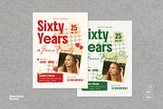 Retro Creative Birthday Invitation, a Card Template by Neermana (Thumbnail 1 of 4)