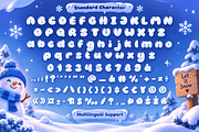 Christmas Font - Winter Bubble, a Handwritten Font by Mozatype (Thumbnail 7 of 7)