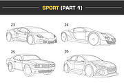 Vector Car illustrations (1st SET), an Illustration by Cartoon Lab (Thumbnail 7 of 8)