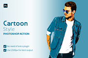 Cartoon Style Photoshop Action, an Action Add-On by Effect-Hub (Thumbnail 1 of 10)