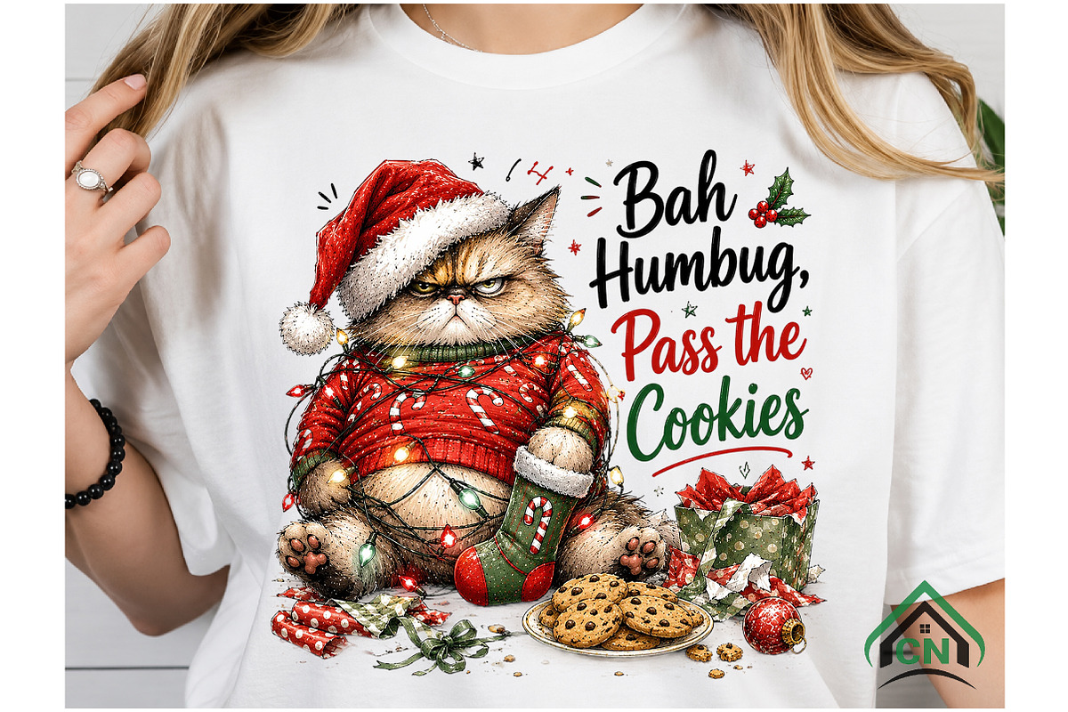 Grumpy Cat’s Bah Humbug Christmas, a Seasonal Illustration by Craft Nest (Photo 4 of 6)
