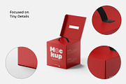 Cardboard Box Mockup with Handle, a Packaging Mockup by RamStudio2 (Thumbnail 17 of 19)