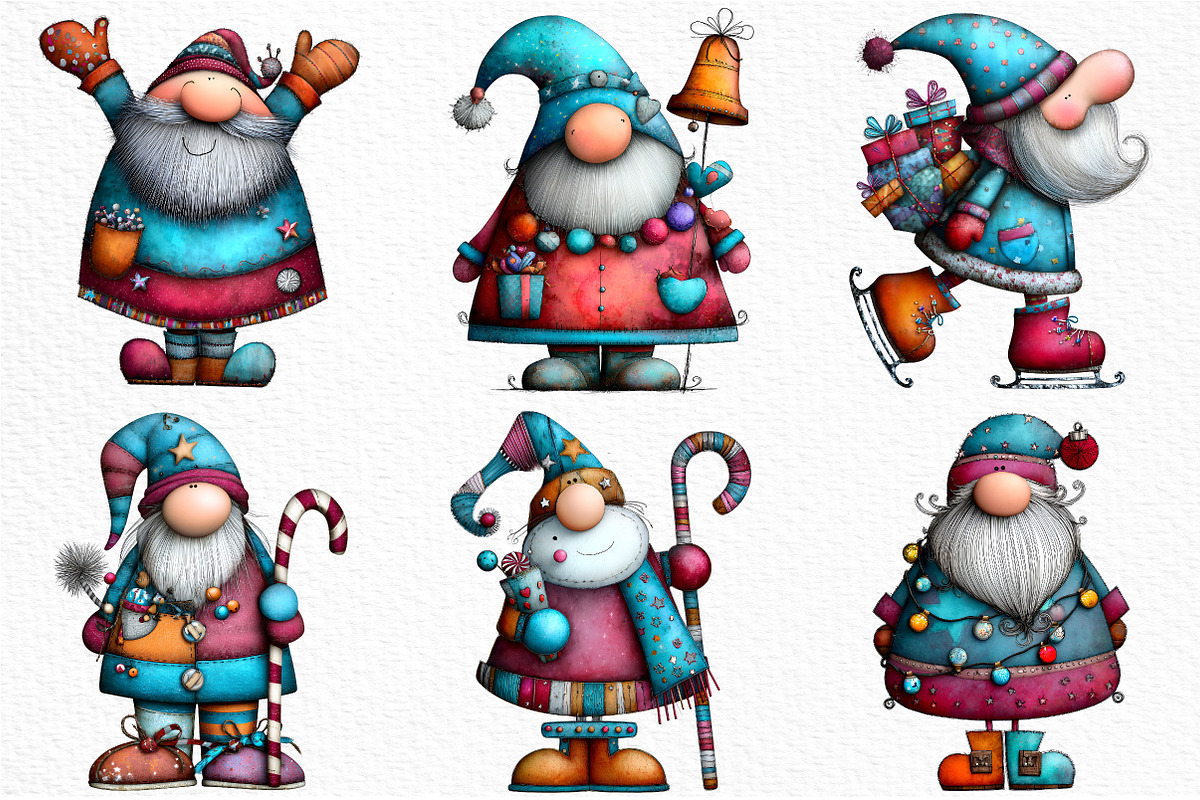 Christmas Santa Sublimation, an Illustration by Craft Nest (Photo 4 of 6)