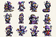 Whimsical Christmas Snowman Clipart, an Illustration by DreamCafeArt (Thumbnail 3 of 6)