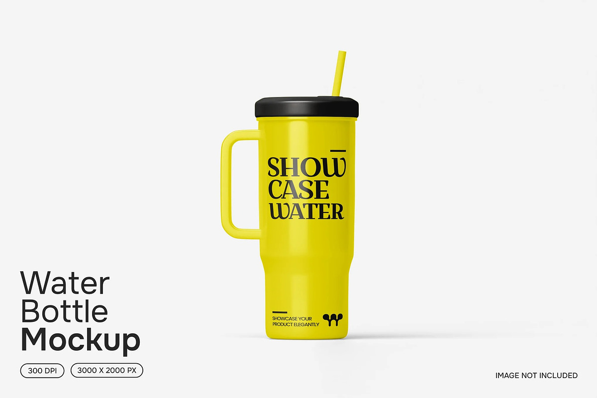 Water Bottle Mockup, a Packaging Mockup by renderstockmarket