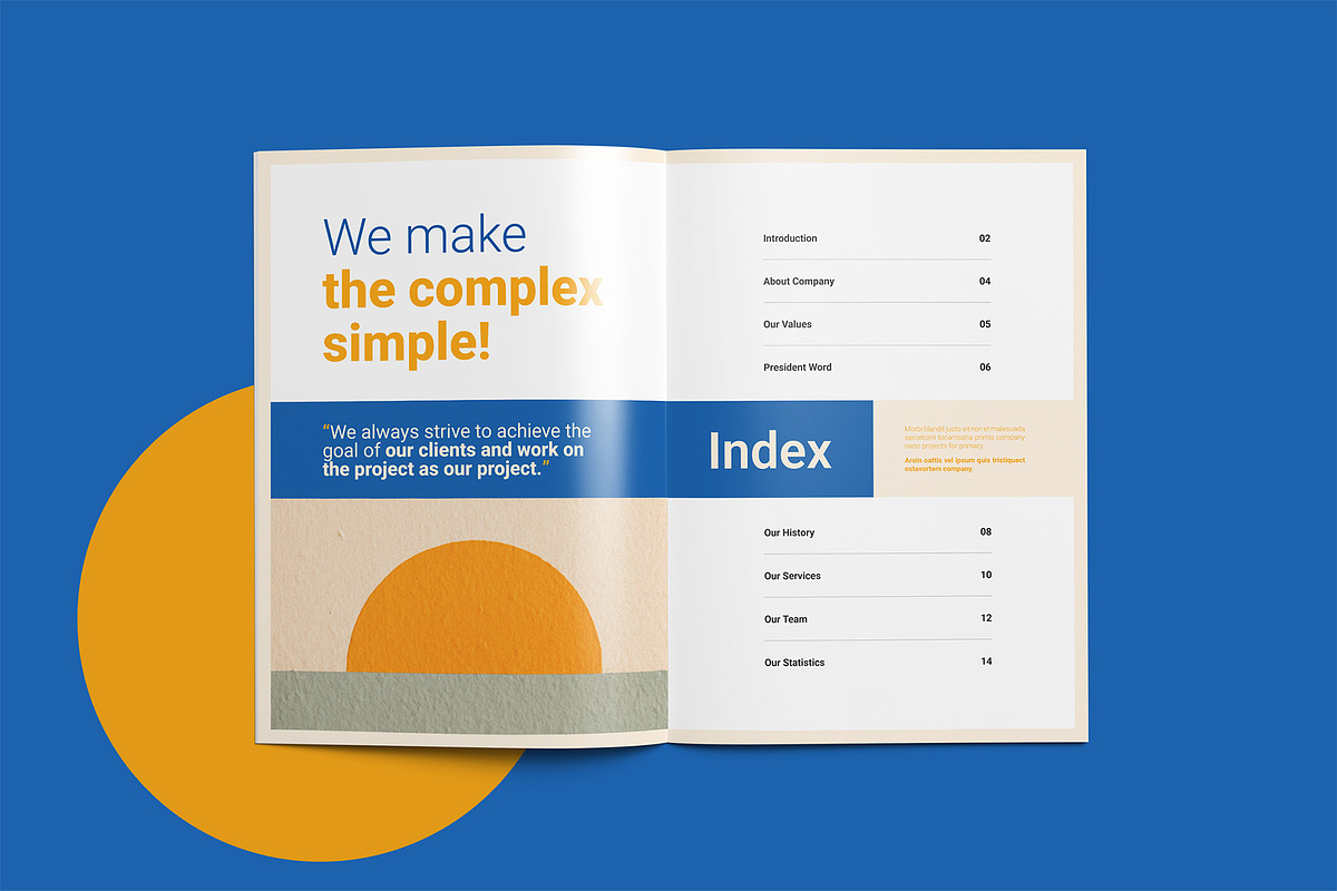 Company Profile, a Brochure Template by WOWPro (Photo 3 of 10)