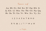 Romero & Misterio - Vintage Font Duo, a Handwritten Font by Florflai (Thumbnail 2 of 6)
