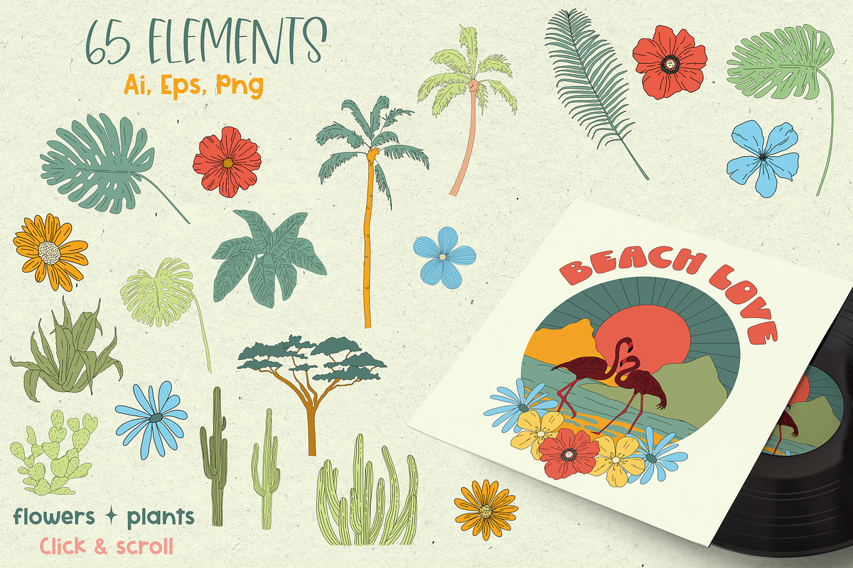 Retro Summer Time Creator, an Object Graphic by Polli Deeva (Photo 2 of 13)