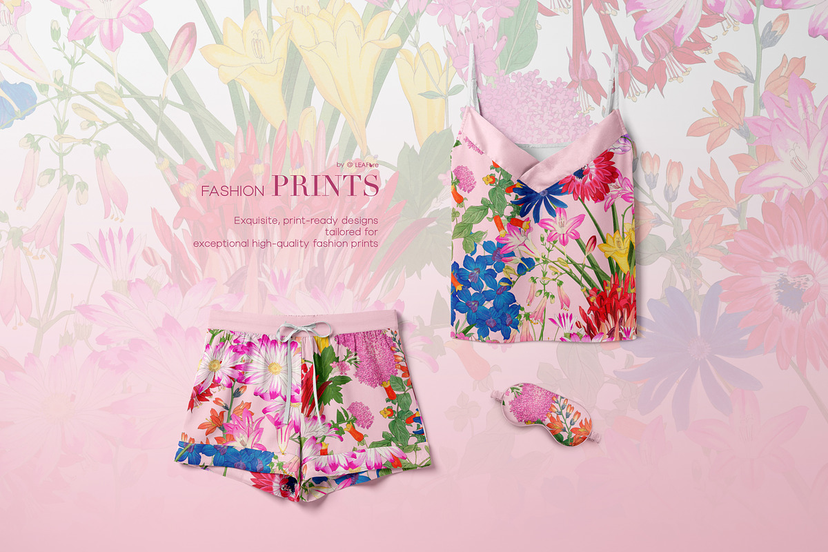 Vibrant Seamless Floral Patterns, a Pattern Graphic by LEAFure (Photo 9 of 10)