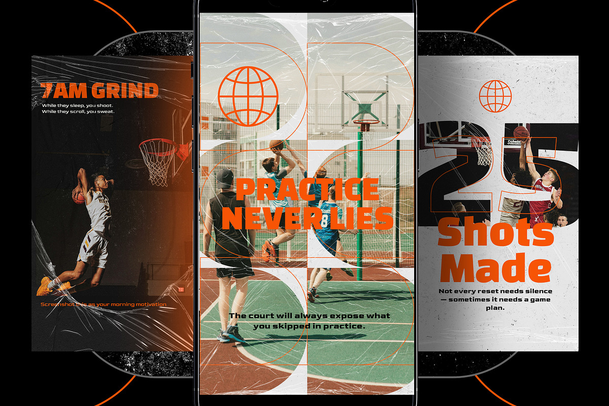 Urban Hoop Instagram Template, a Social Media Template by Nenjo Studio (Photo 4 of 5)