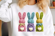 Happy Easter Bunny Png Faux Yarn, an Illustration by SinaCreation (Thumbnail 2 of 7)