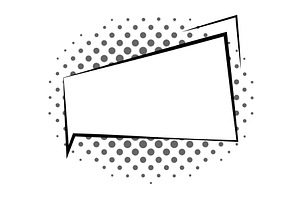 Comics book speech bubble, an Illustration by Things for designers