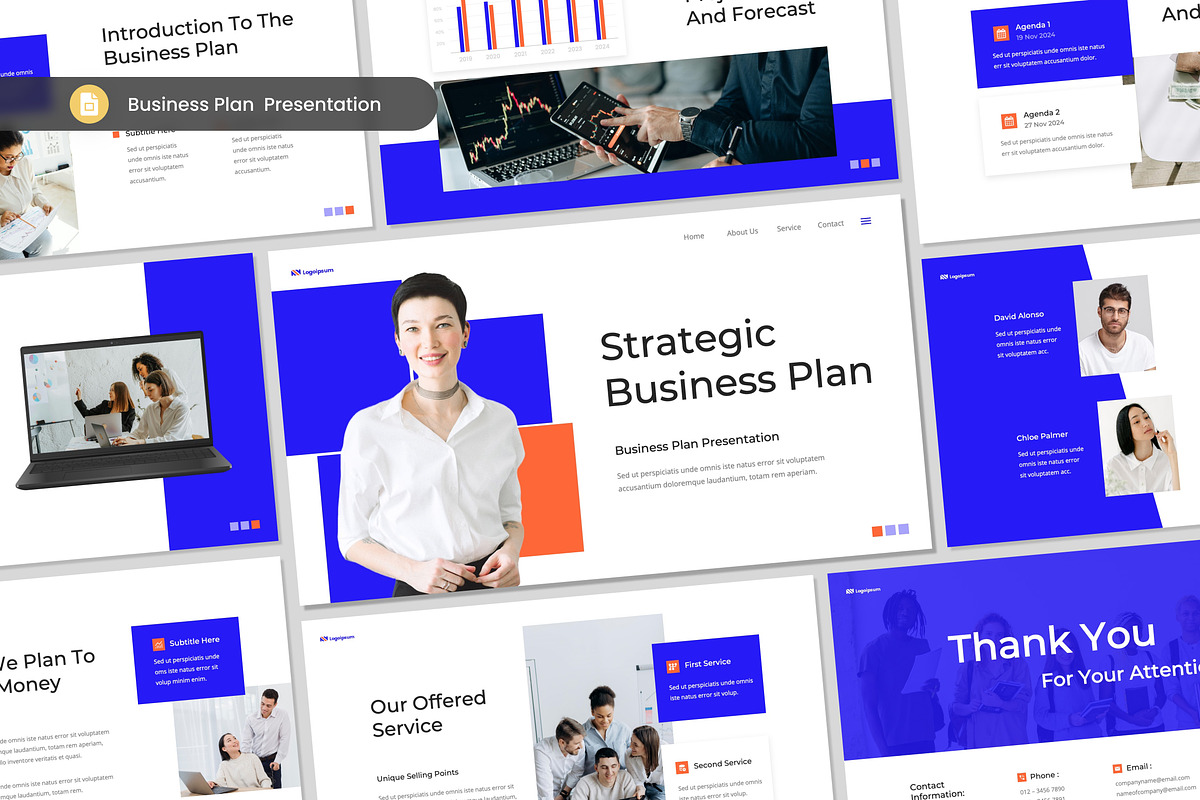 Business Plan Slides, a Presentation Template by Antstheme (Photo 1 of 2)