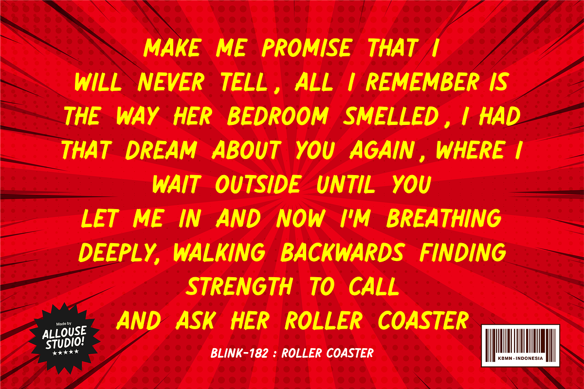 Wadezix A All Caps Comics Font, a Font by Allouse Studio (Photo 8 of 10)