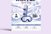 Winter Season Sport Poster Template, a Flyer Template by MightyDesign (Thumbnail 5 of 8)