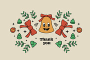 Retro Groovy Christmas Procreate Set, a Brush Add-On by Pencil Twist (Thumbnail 9 of 9)