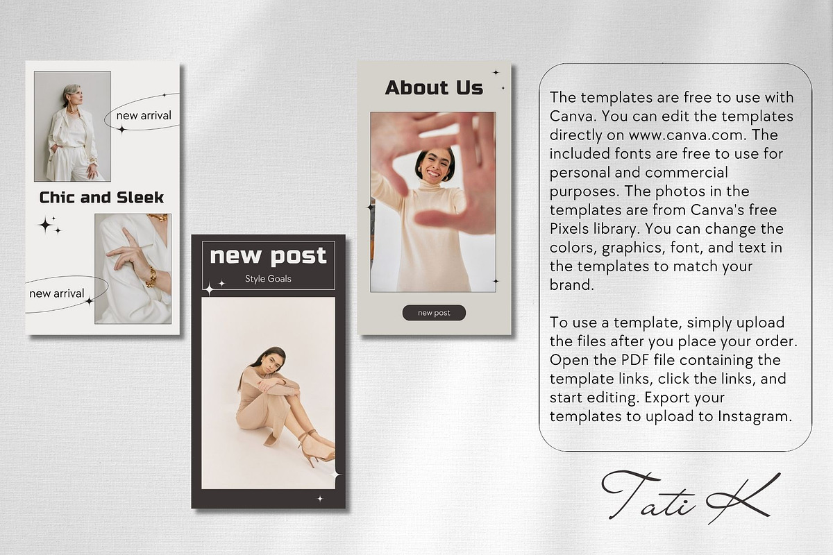 Fashion - Social media pack | Canva, a Social Media Template by Tati_Kli (Photo 7 of 9)