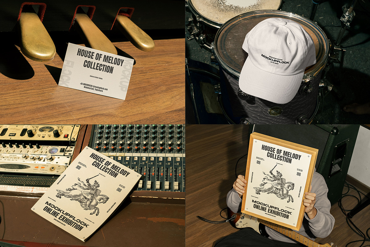 House Of Melody Bundle 02, an Advertising Mockup by Mockup Flock (Photo 5 of 5)