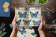 Blue Butterfly Sonata Scrapbooks, a Background Graphic by V Design Creator (Thumbnail 2 of 12)