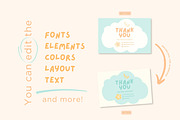 Baby Theme Brand Stationery Bundle, a Stationery Template by Hell Yeah Designs (Thumbnail 6 of 9)