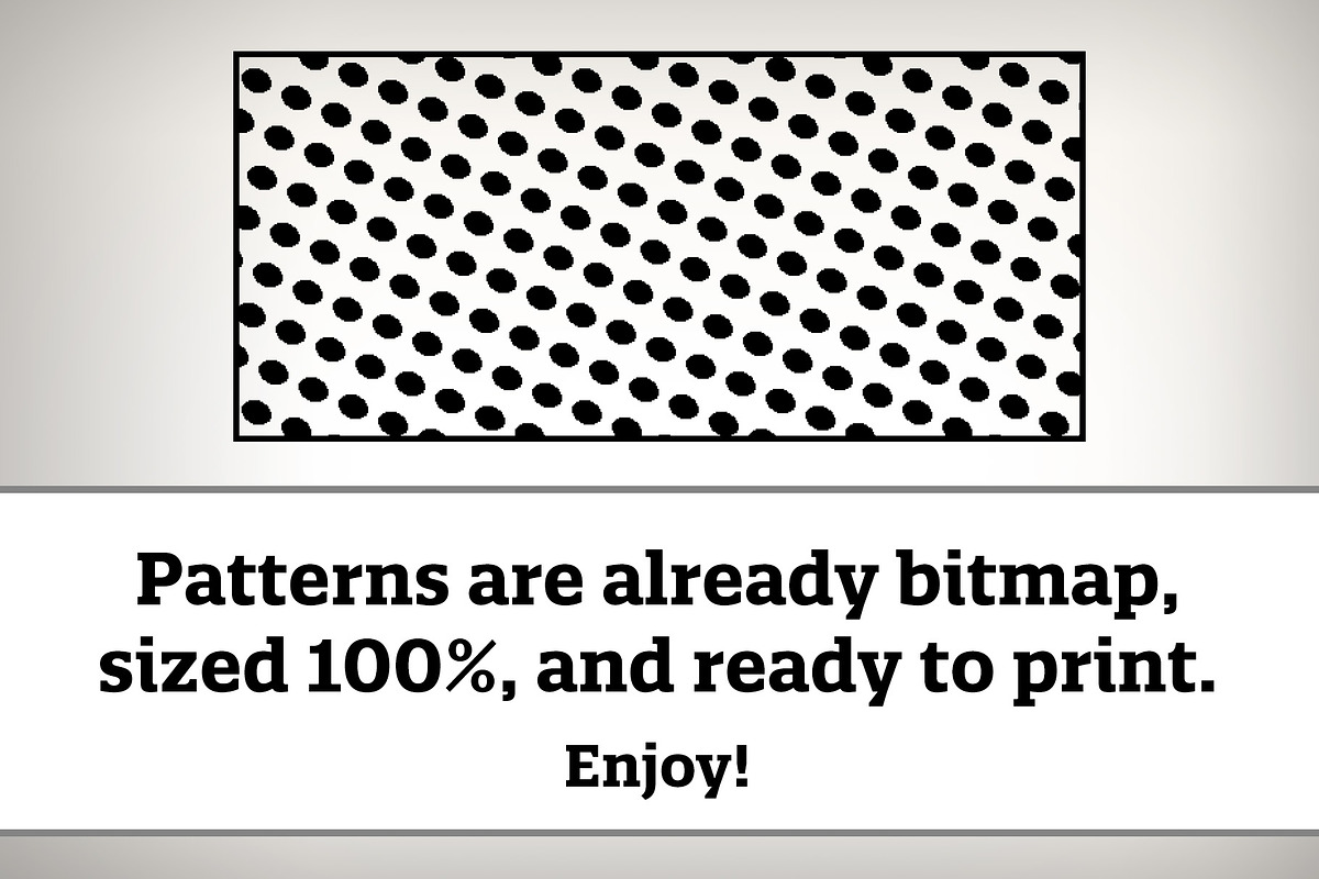 Print-Ready Halftone Patterns, a Pattern Graphic by PXLSMK Graphic Supply (Photo 4 of 4)