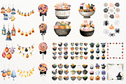 Watercolor Halloween Animals Clipart, an Animal Illustration by SugarCloudStudioArt (Thumbnail 2 of 5)