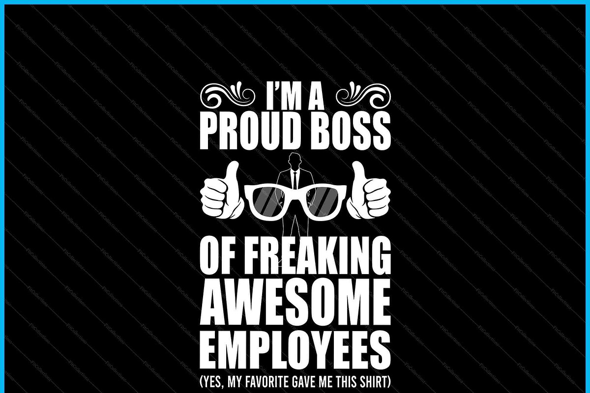 Proud Boss Awesome Team SVG PNG, a Graphic by Creativeusart (Photo 2 of 4)