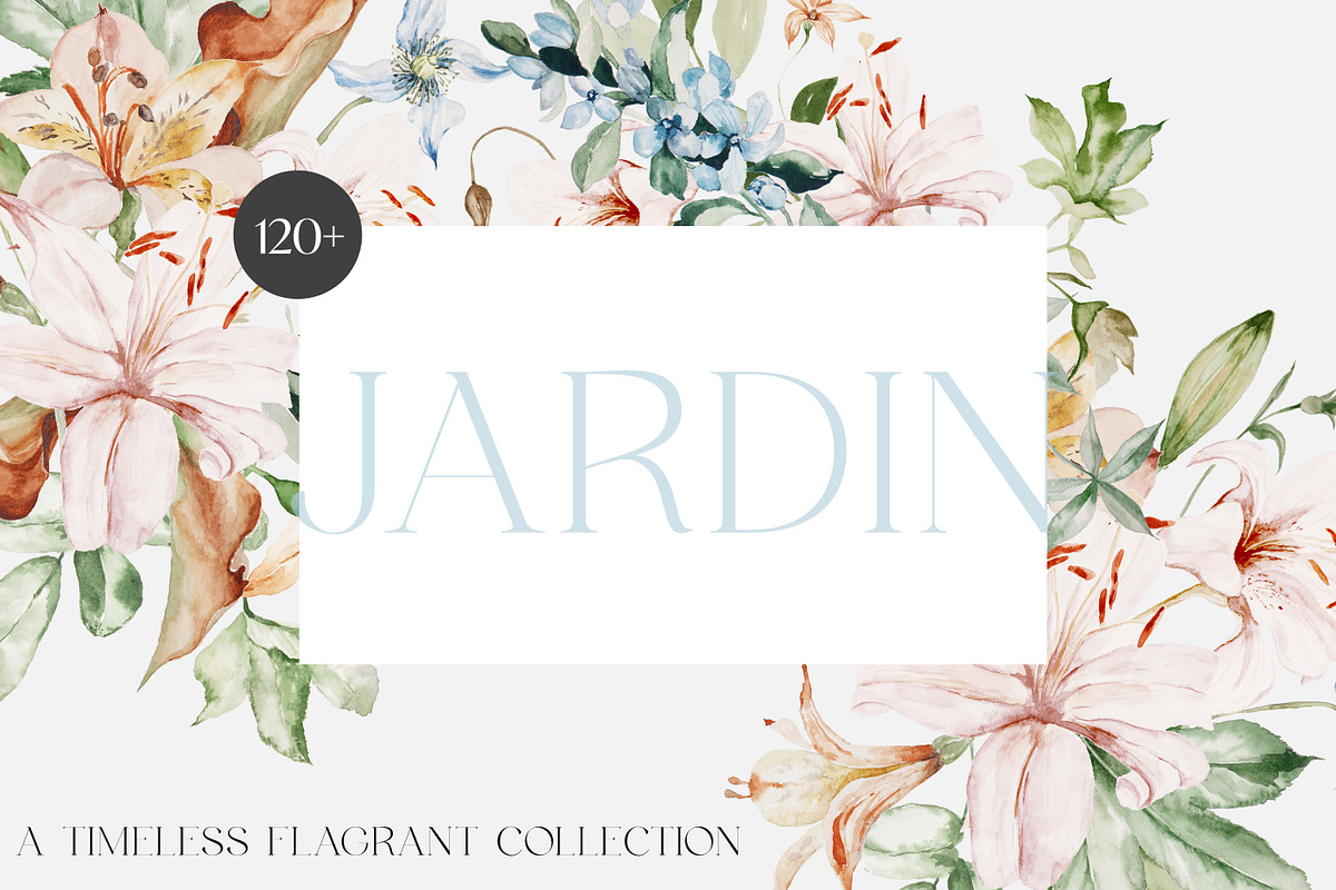 Jardin - Watercolor Botanicals, an Illustration by Isabelle Salem (Photo 2 of 9)