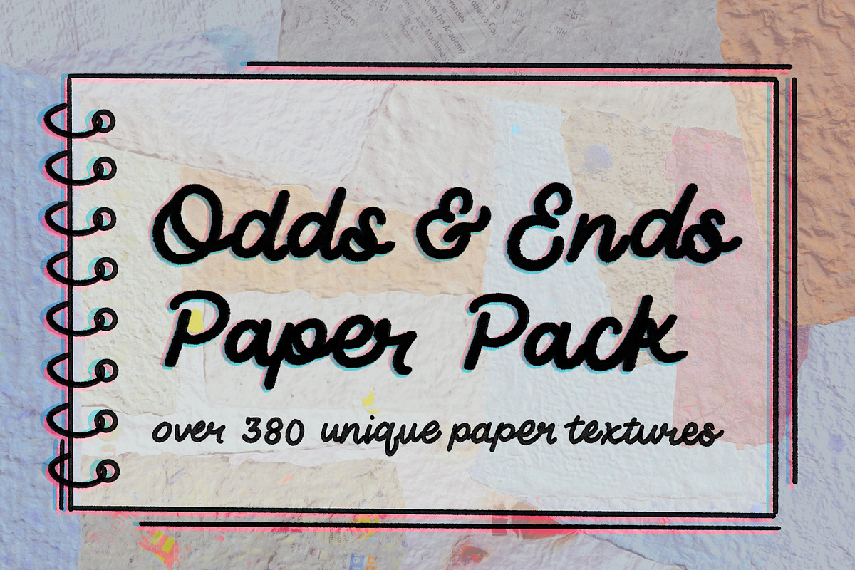 Odds & Ends Paper Texture Pack, a Texture Graphic by JillianDeGrieIllustration (Photo 1 of 17)