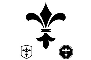 Black royal lily on a white, an Object Graphic by RODINA