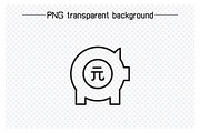 Renminbi Yuan Money Icons Set, an Outline Icon by Designfour (Thumbnail 3 of 7)