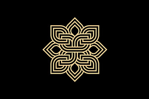 Flower Line Art Logo, a Branding & Logo Template by Buqancreative