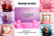 Birthday Mockup PSD file., an Advertising Mockup by samsulpassive (Thumbnail 2 of 4)
