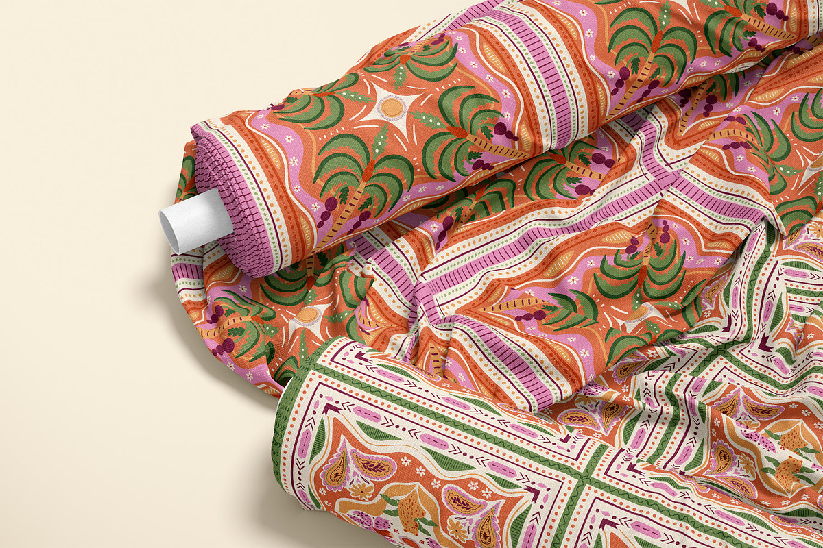 Tropical tile patterns, a Pattern Graphic by Tani Kuzminka (Photo 5 of 27)