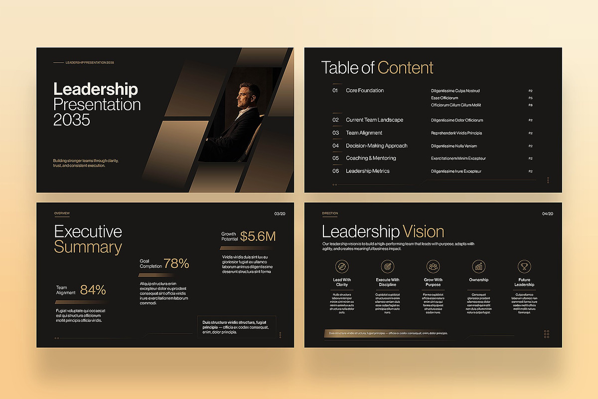 Leadership Presentation Template, a Presentation Template by BrandPacks (Photo 2 of 7)