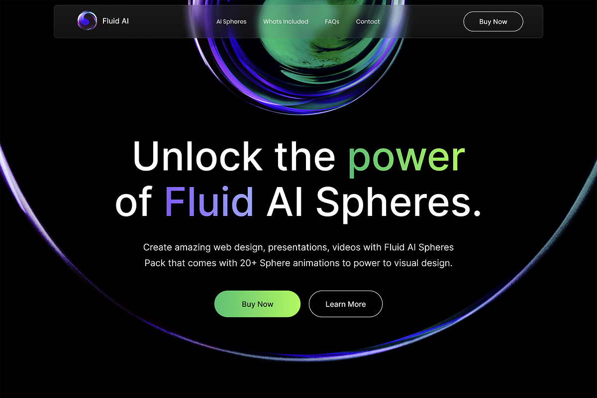 20+ Fluid AI Spheres 4K Backgrounds, a Background Graphic by PixelGaze (Photo 4 of 4)