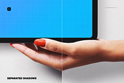 iPad Pro 12'' Mockup, Hands & Pencil, an iPad Mockup by Custom Scene (Thumbnail 3 of 7)