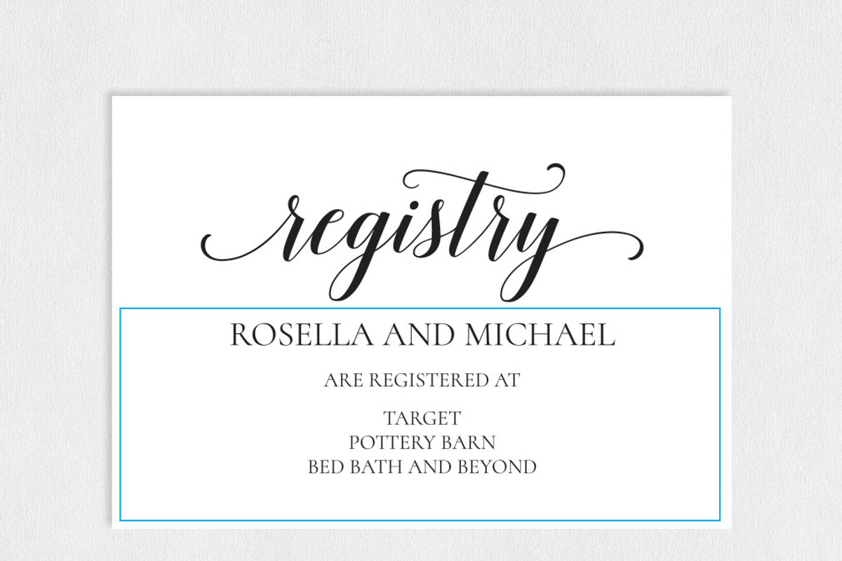 Registry Cards Editable SHR458, an Invitation Template by Shafura_Wedding (Photo 4 of 5)