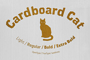 Cardboard Cat, a Sans Serif Font by Studio Dot by dot (Thumbnail 3 of 7)